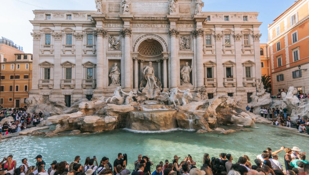 Trevi Fountain (Fontana di Trevi), Rome, Lazio, Italy